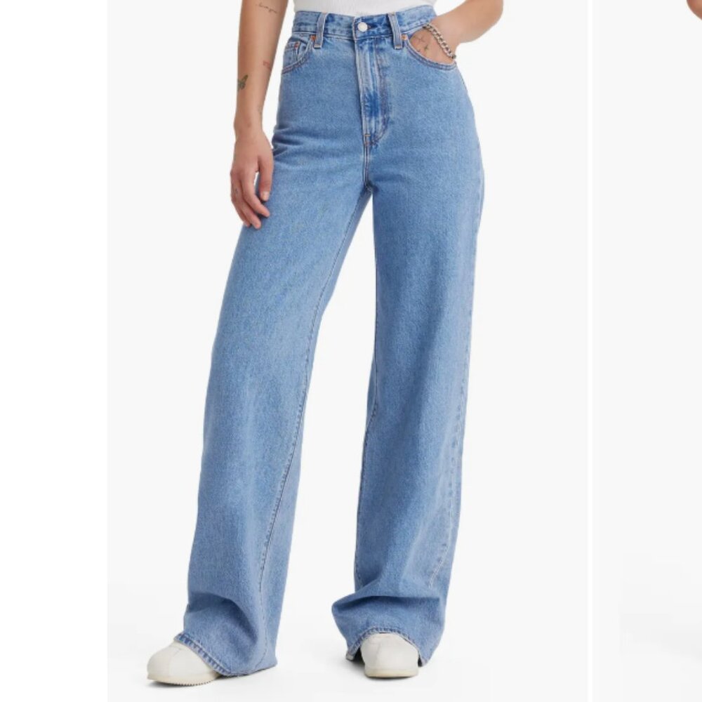 Levi's Ribcage High Waist Wide Leg Jeans